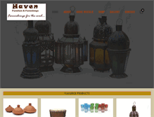 Tablet Screenshot of havenfurnishings.com